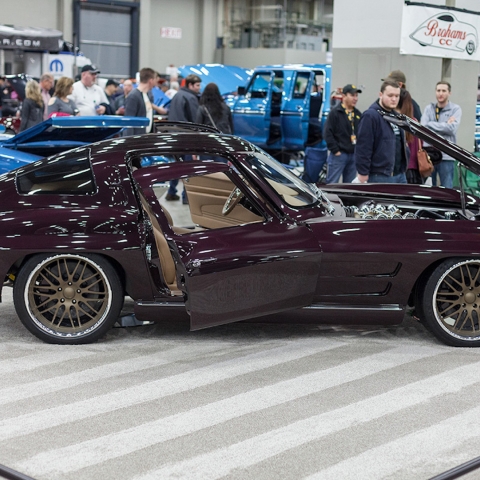 1963 Split Second Corvette Debut at Detroit World of Wheels