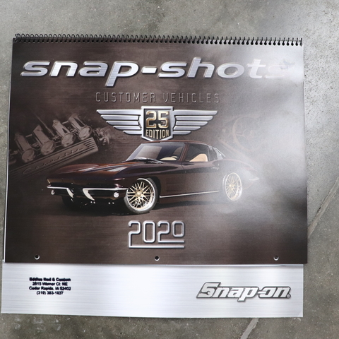 Eddies rod and custom on the Snap On Calendar 