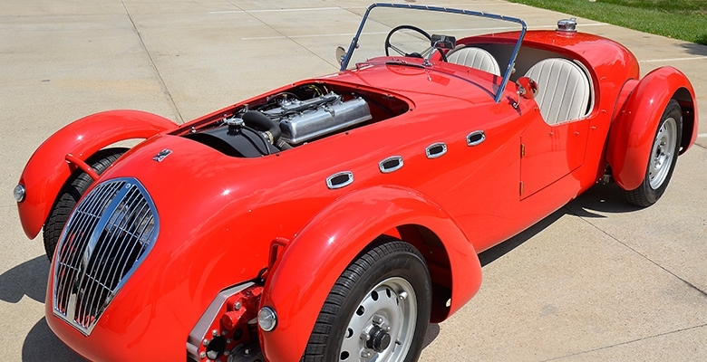 Eddie's Rod and Custom 1950 Healey Silverstone