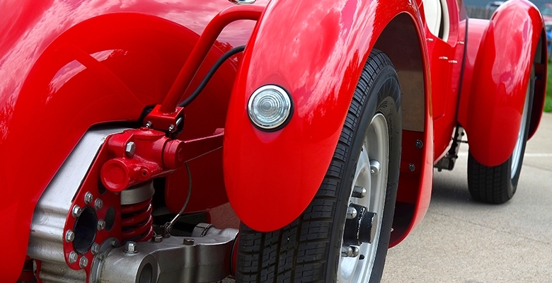 Eddie's Rod and Custom 1950 Healey Silverstone